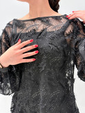 شومیز زنانه مجلسی حریر طرح برگ