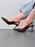 کفش زنانه پاشنه بلند پشت باز ZARA