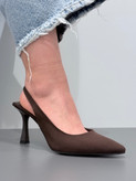 کفش زنانه پاشنه بلند پشت باز ZARA