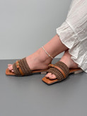 صندل زنانه طبی مکرومه سگکی