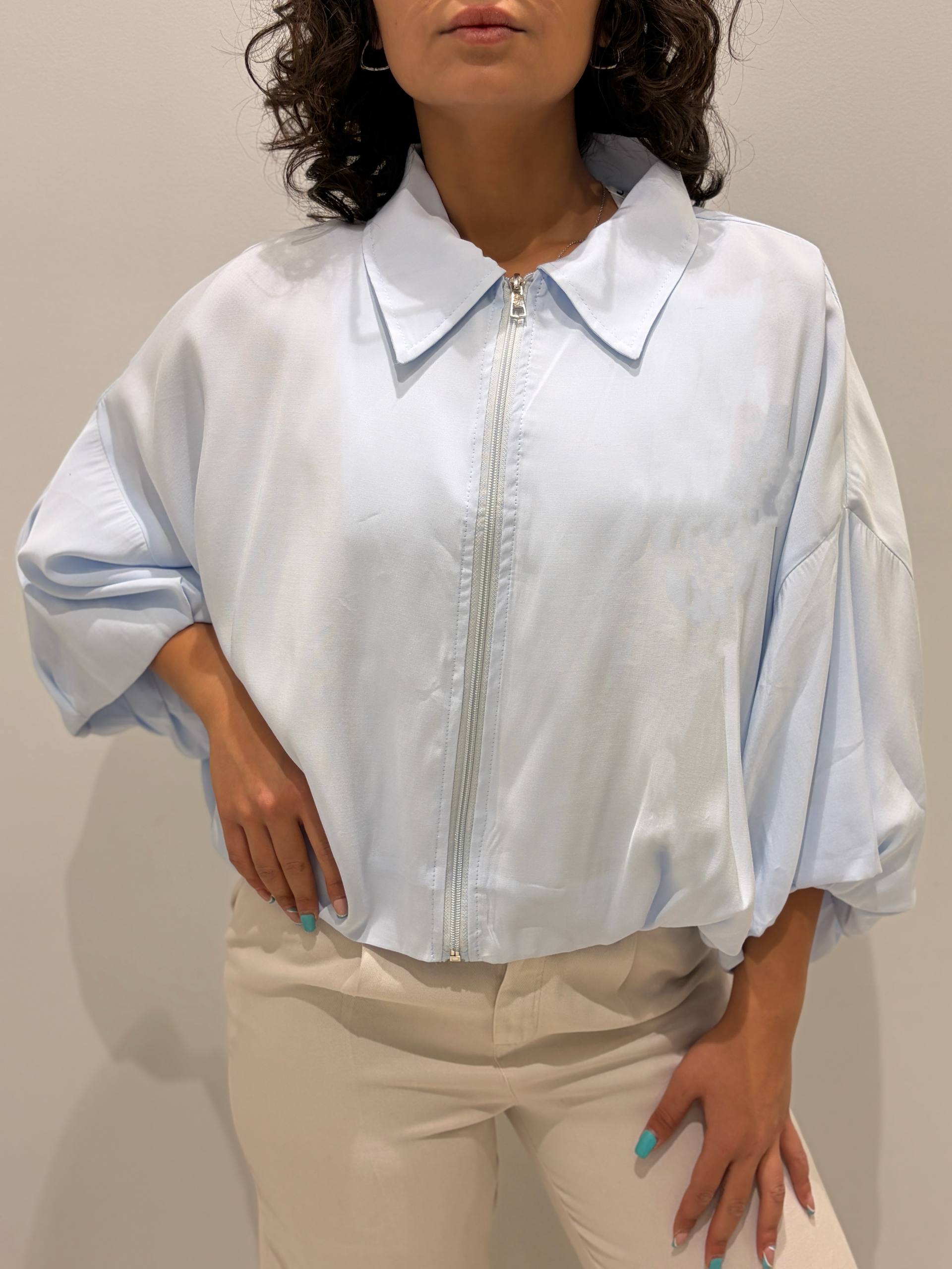 بامبر تمام زیپ آستین بلند 11053118