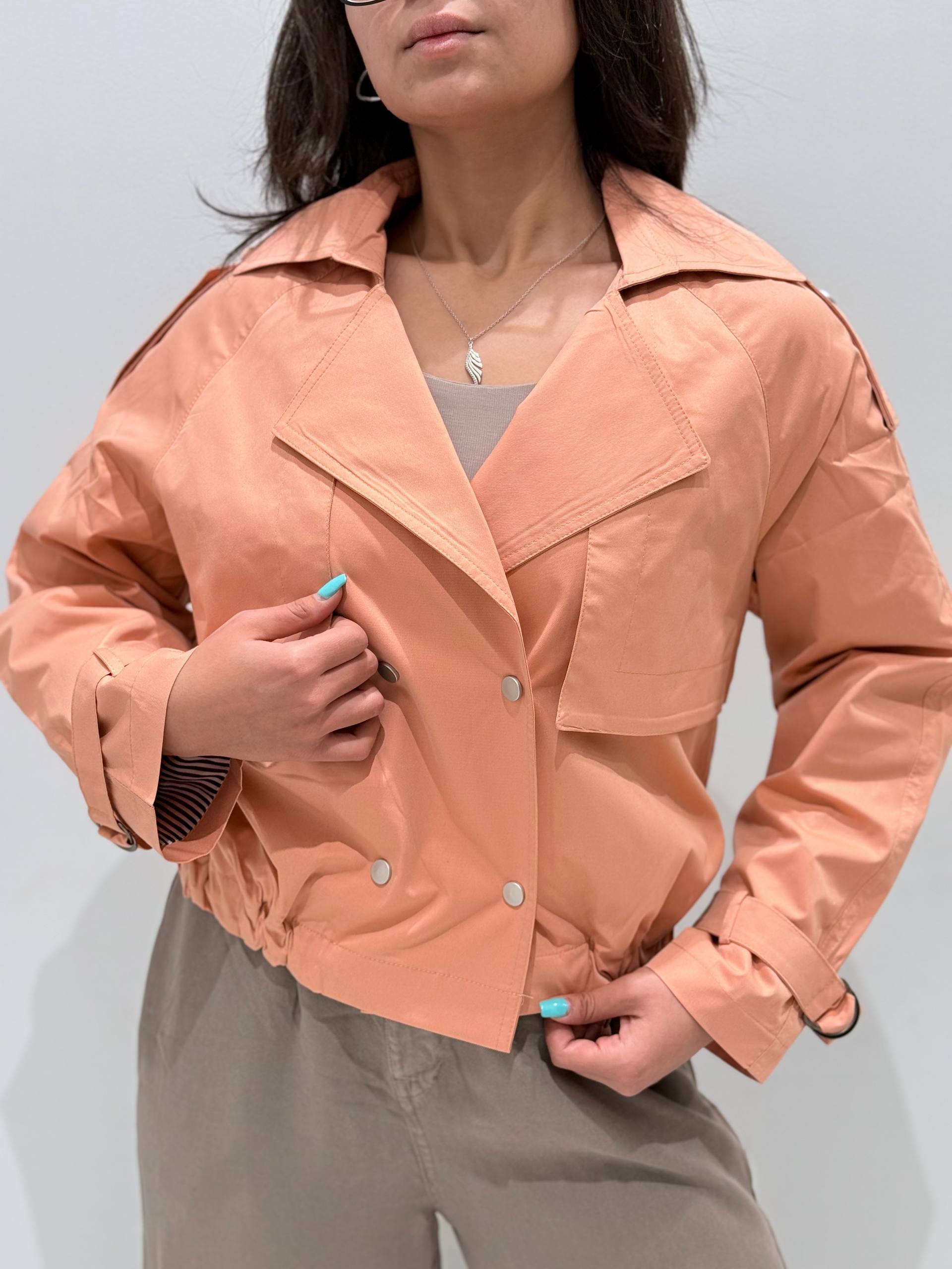 بارونی کوتاه 4 دکمه 1102338 BURBERRY